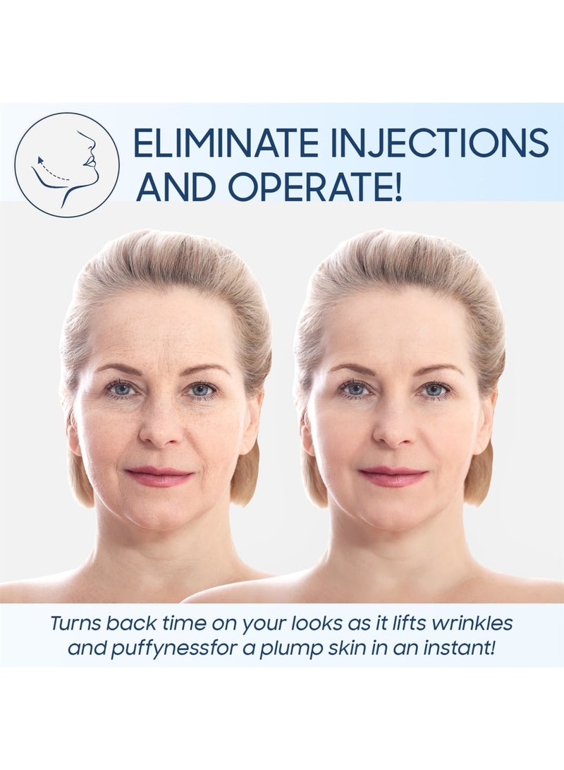 SYOSI 60PCS Face Lift Tape, High Elasticity Wrinkle Patches, Invisible Face Tapes for Lifting Eyes Double Chin Jowls, Lifting Saggy Skin, Waterproof, Face Stickers Neck Eye Double Chin Lift V Shape - Image 3